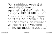 UT Kamoi Sans - A Geometric Sans, a Sans Serif Font by Universitype (Thumbnail 2 of 18)