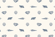 10 Hand Drawn Seashell + 5 Patterns, an Object Illustration by Storyteller Imagery (Thumbnail 7 of 7)