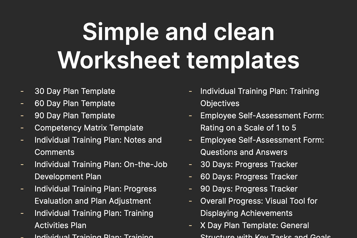 30 60 90 Day Plan Print A4 US Blanks, a Stationery Template by HiSlide.io (Photo 3 of 3)