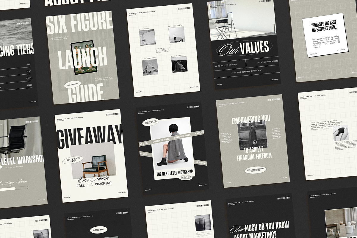 Coach Social Media Kit | Instagram, a Social Media Template by Esmé Studio (Photo 6 of 6)