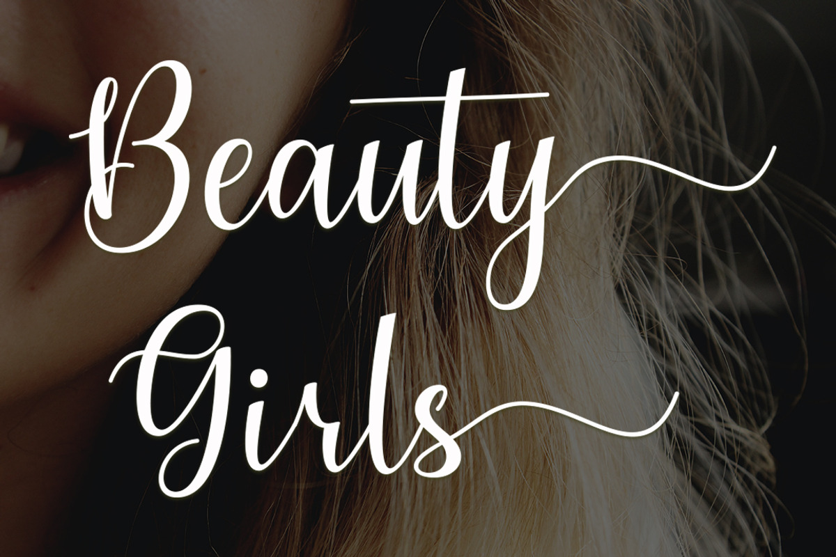 Beautiful Font, a Script Font by Cut Story (Photo 4 of 9)