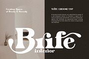 Qarifa Elegant Ligature Serif Font, a Serif Font by Perfectype (Thumbnail 4 of 8)
