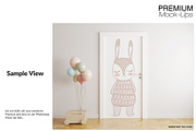Nursery Door Murals Mockups, a Product Mockup by mock-ups (Thumbnail 5 of 9)