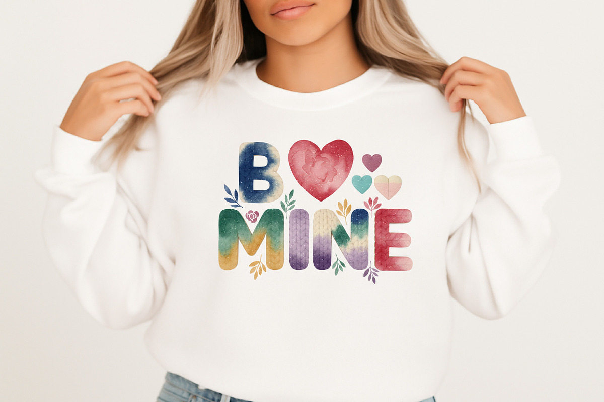 Be Mine Yarn VDay, Trendy Valentines, an Illustration by Designking (Photo 5 of 6)