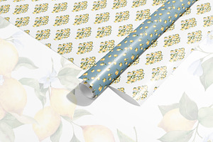 Citrus Seamless Pattern For Fabric