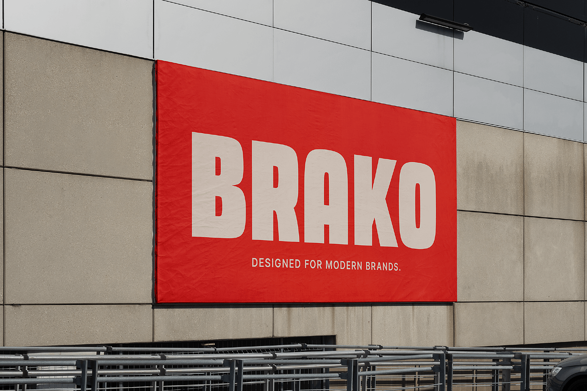 Brako – Bold Display Font, a Sans Serif Font by Vectorian (Photo 6 of 7)