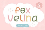 Fox Velina Font, a Handwritten Font by Fox7 By Rattana (Thumbnail 1 of 12)