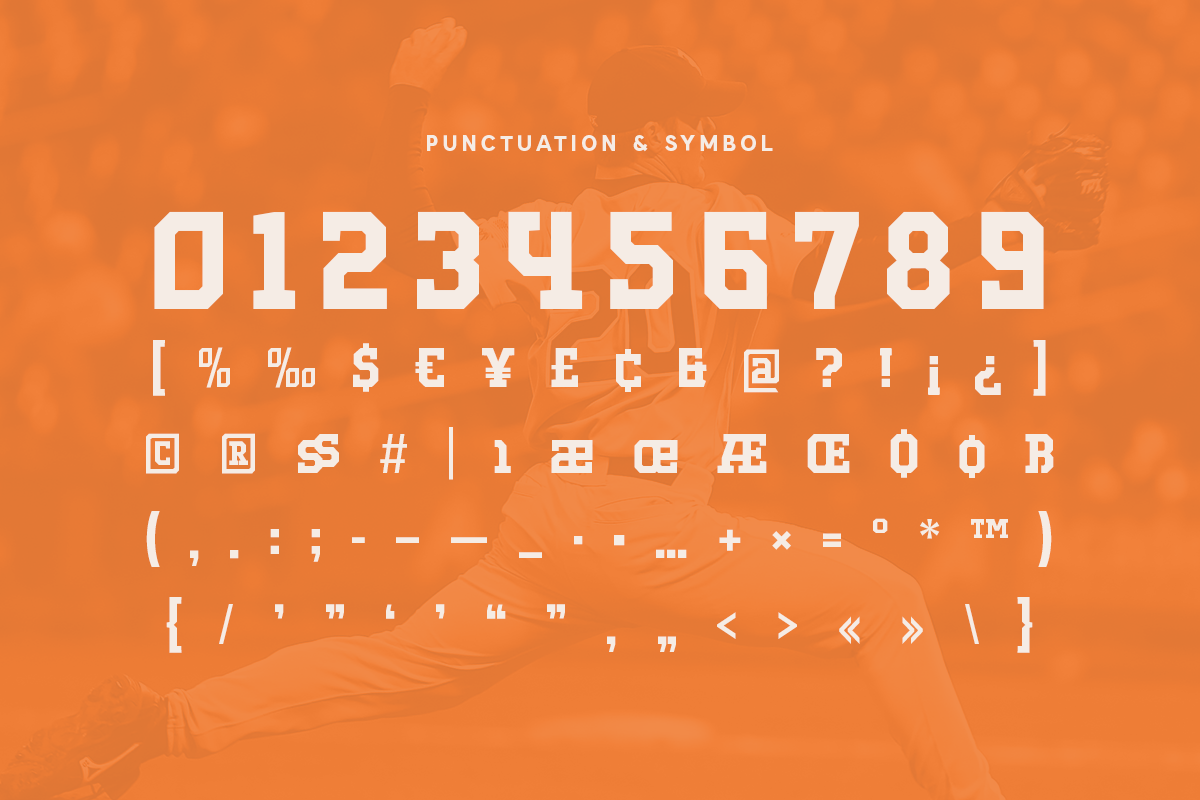 Baseball Sport - Varsity Font, a Slab Serif Font by Hamz Studio (Photo 10 of 12)