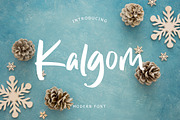Kalgom Modern Font, a Script Font by Lythcreative (Thumbnail 1 of 8)