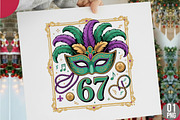 67 Mardi Gras PNG, Six Seven Png, 67, an Illustration by Designking (Thumbnail 1 of 6)