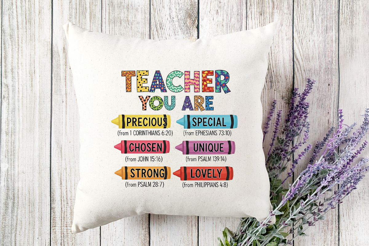 Teacher You Are Faith Crayon Clipart, an Illustration by Designking (Photo 2 of 4)