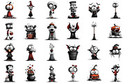 Quirky Halloween Clipart, an Illustration by Sublimation Artist (Thumbnail 2 of 6)