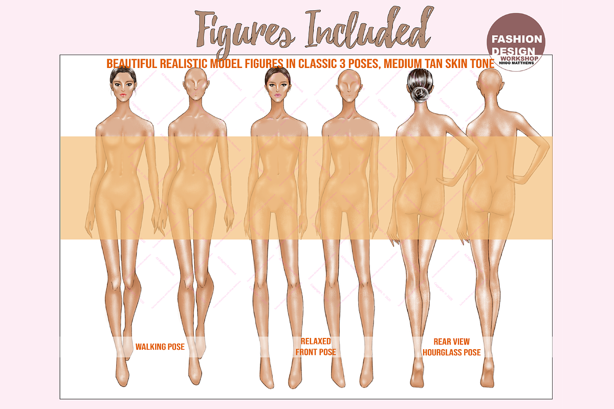 Fashion Figure Models Tan Skin PNG, a Person Illustration by Fashion Workshop Bkk (Photo 3 of 6)