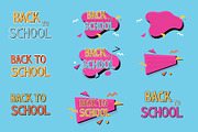 Back to school vector clipart, an Education Illustration by Nadezhda Mikhailova (Thumbnail 4 of 9)