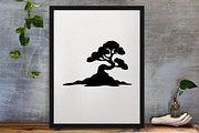 Bonsai Silhouette SVG, an Object Illustration by newminddesign (Thumbnail 3 of 3)