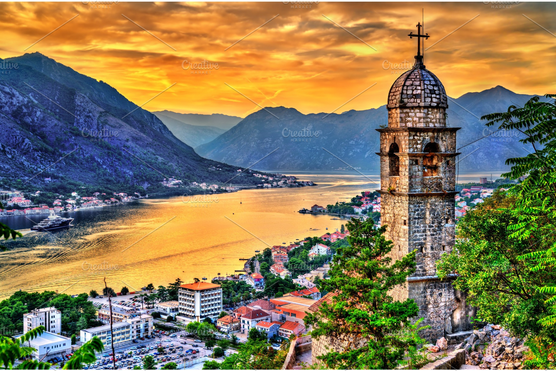 Church of our lady of remedy in featuring montenegro, kotor, and europe, an Architecture Photo by Leonid Andronov
