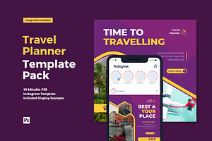 Travel Planner Instagram Post