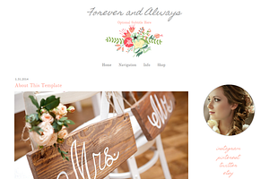 Blogger Template Vintage Flower