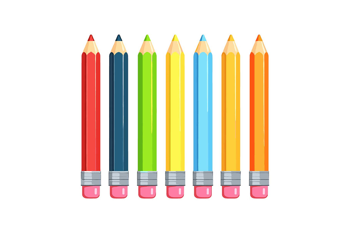 Cassie the Colorful Crayon & School, an Object Graphic by yasushie (Photo 4 of 13)