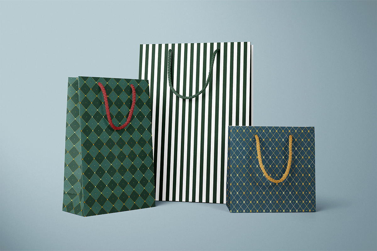 Christmas Abstract Patterns - part 1, a Pattern Graphic by Ninterints (Photo 14 of 19)