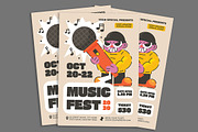 Indie Music Party Flyer, a Flyer Template by Gumico Studio. (Thumbnail 2 of 3)
