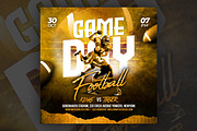 5 Football Flyer Templates, a Flyer Template by Artonix (Thumbnail 3 of 6)