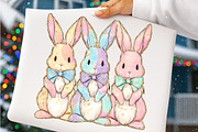 Bunny Coquette Bow PNG, Brushstroke, an Illustration by SinaCreation (Thumbnail 4 of 7)