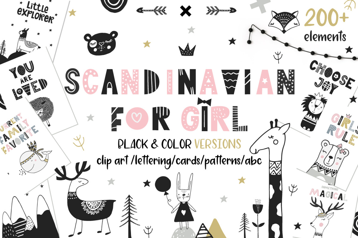 Scandinavian for Girl, an Animal Illustration by Oksana Stepova (Photo 1 of 14)