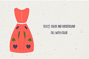 Folk Art Romantic Procreate Brushes, a Brush Add-On by Little Nordic Atelier (Thumbnail 3 of 4)
