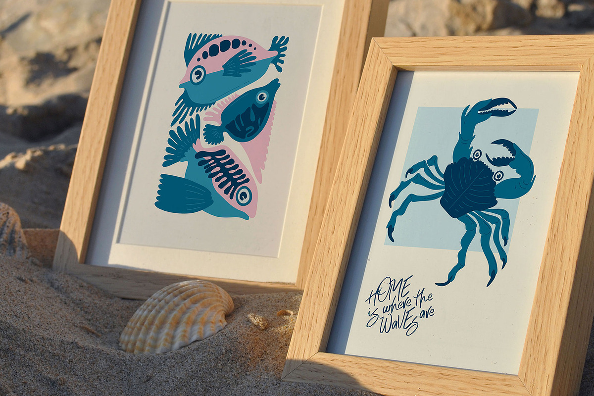 Ocean Sand | Frame Mockup, a Household Mockup by KetteCreate (Photo 3 of 16)