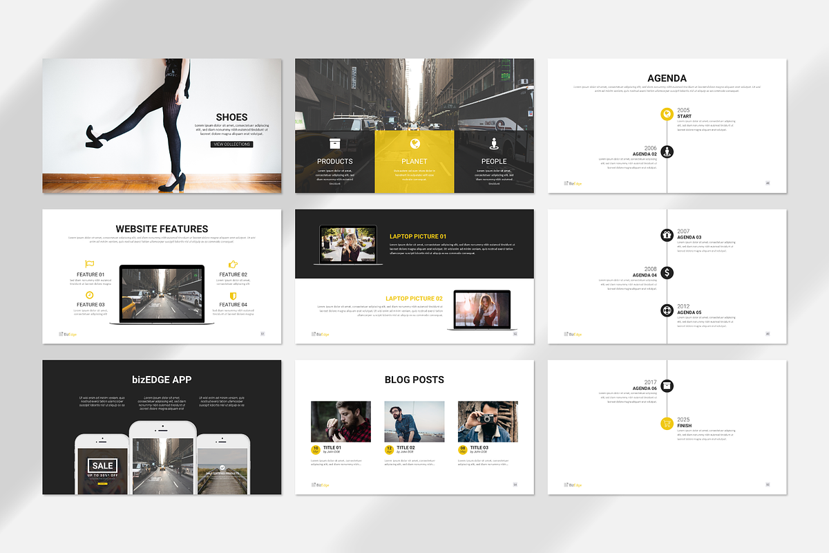Business & Product PowerPoint Template preview 8