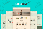 LOREX - E-commerce PSD Templates, a Websites & App Template by ArtStyles (Thumbnail 1 of 26)