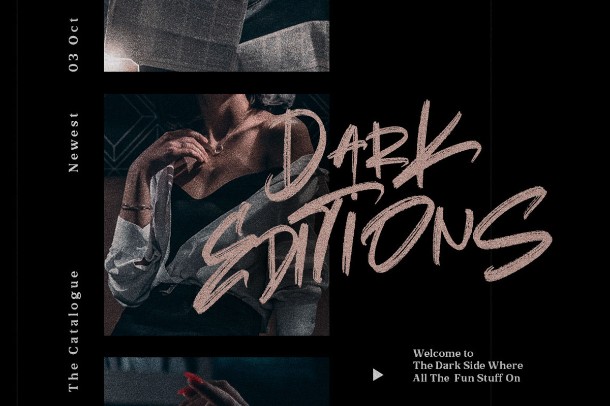 Black Theory - Urban Brush Font preview 6