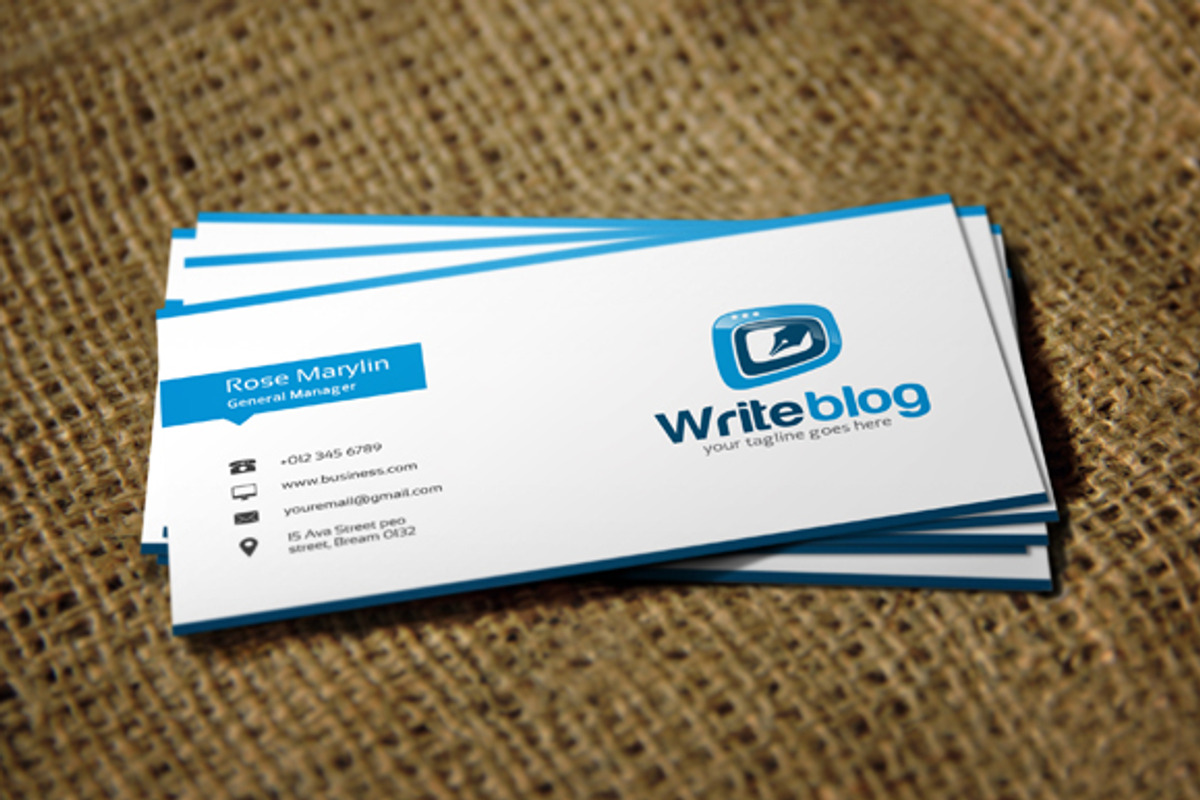 Write Blog/ Author/ Author Logo, a Branding & Logo Template by ...