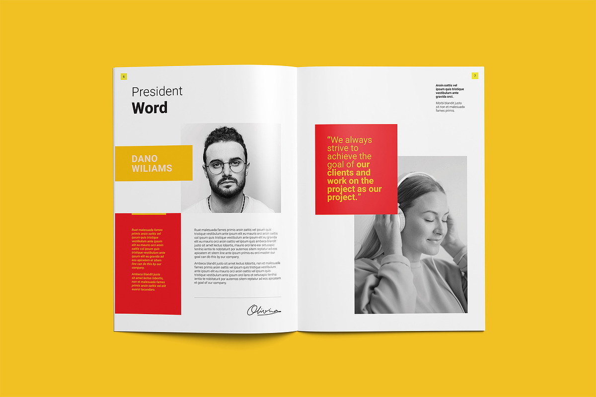 Company Profile, a Brochure Template by WOWPro (Photo 6 of 10)