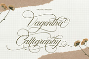 Vagentha Calligraphy | Script, a Script Font by Jackgridden (Thumbnail 2 of 9)