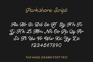 The Parkshore Font Collection