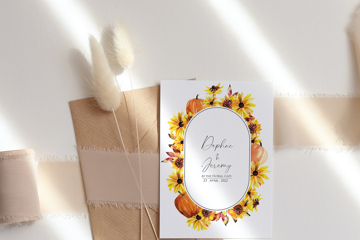 Watercolor flower - Halloween Fall, an Illustration by Beigetime (Photo 2 of 12)