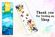 Beach Alcohol Ink Painting Printable, an Illustration by Watercolor design (Thumbnail 3 of 3)