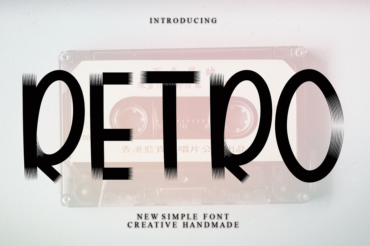 Retro, a Sans Serif Font by InermediaSTUDIO (Photo 1 of 5)