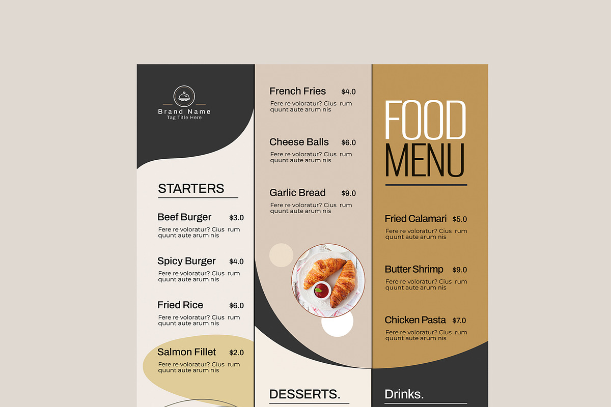 Food Menu Template