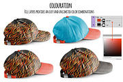 Curved peak Baseball Cap Mockup, a Hat Mockup by Seamless and more stuff (Thumbnail 3 of 5)