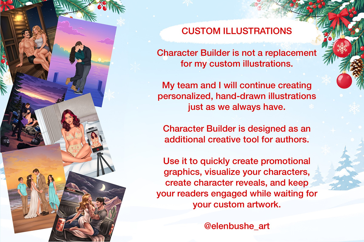Christmas Character Creator, a Person Illustration by Elenbushe (Photo 8 of 20)