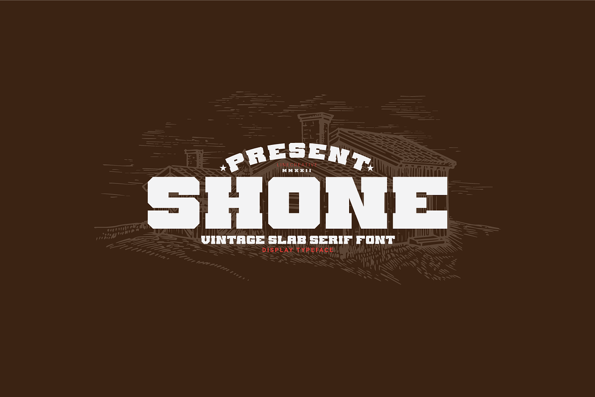 Shone, a Slab Serif Font by Linecreative (Photo 1 of 10)