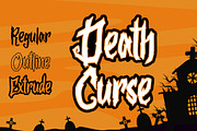 Death Curse, a Font by agnyhasyastudio (Thumbnail 11 of 11)