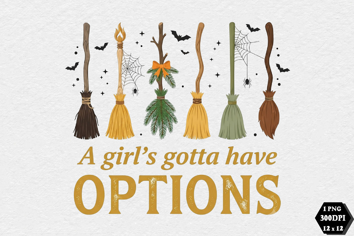 Girl's Gotta Have Options Halloween, an Object Illustration by DreamCafeArt (Photo 1 of 7)