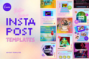 Instagram Template Canva Post Game, a Social Media Template by Keikoya (Thumbnail 1 of 11)