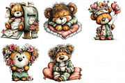 Valentine Teddy Bear Clipart Bundle, an Illustration by Daily.Designs (Thumbnail 5 of 8)