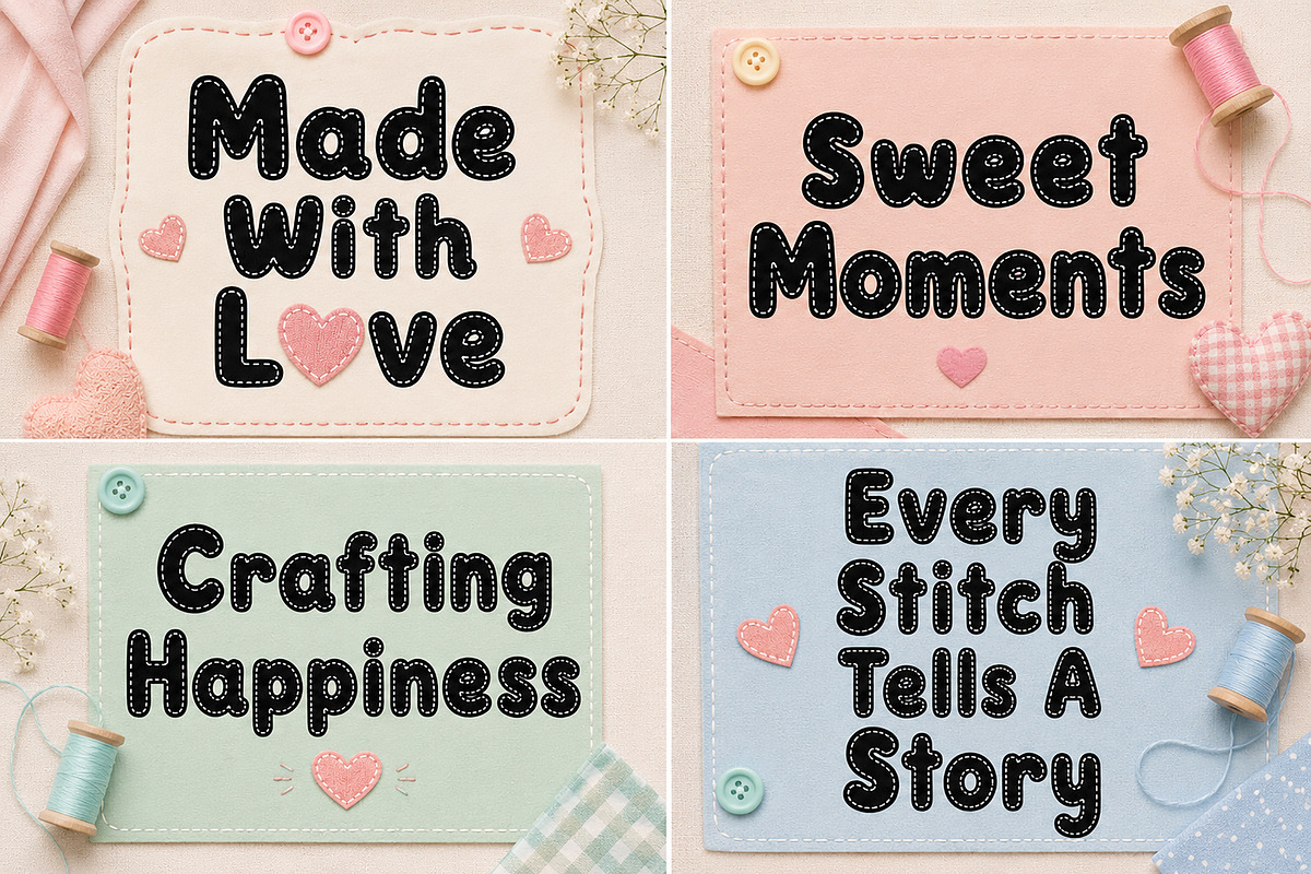 Sweet Stitch, a Slab Serif Font by Wow Magic (Photo 2 of 5)