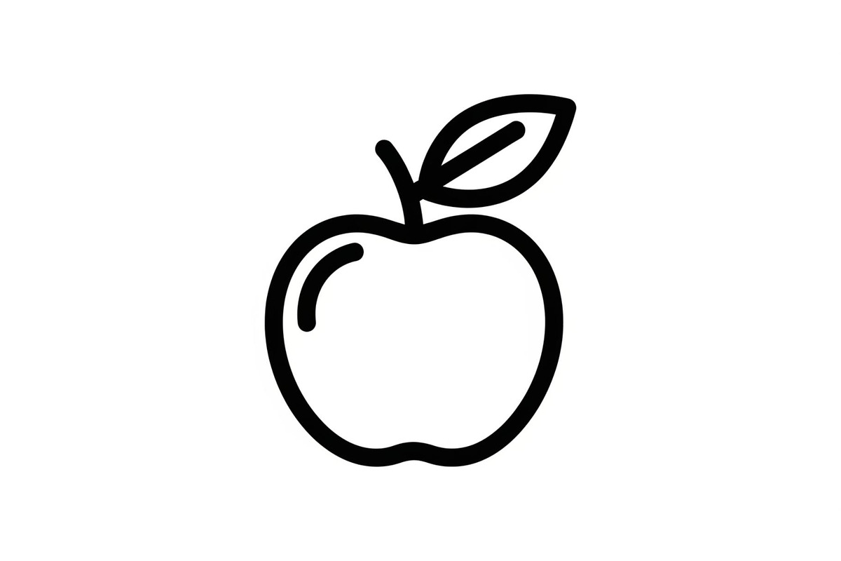 Apple Fruit Vector Icon Bundle, an Illustration by musafir_fashion (Photo 24 of 49)